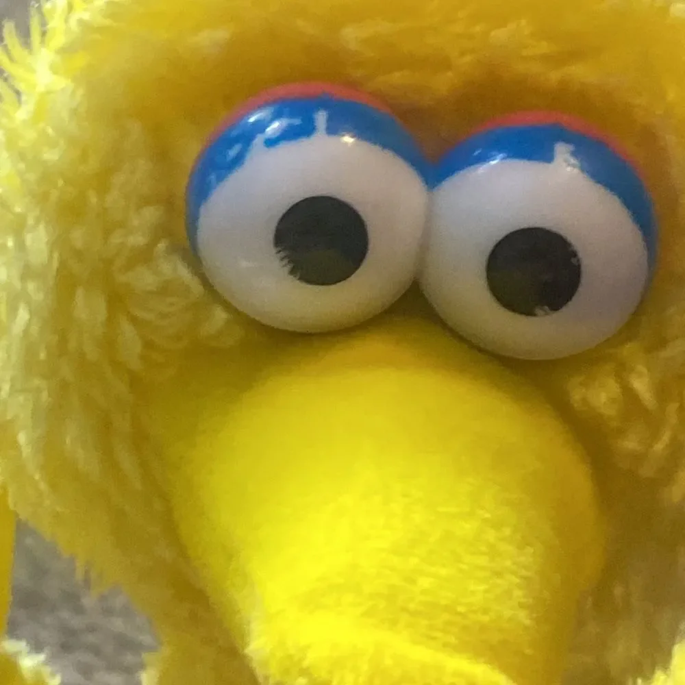 Vintage Big Sesame Street Bird Plush Doll